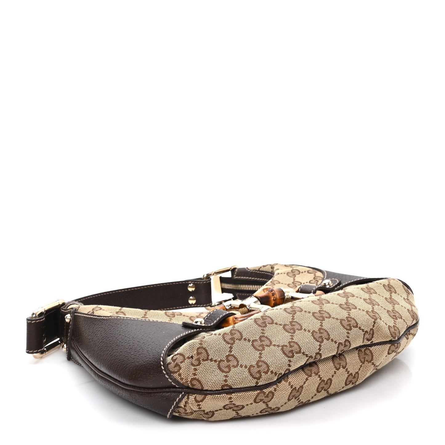 Monogram Bamboo Horsebit Amalfi Hobo Brown