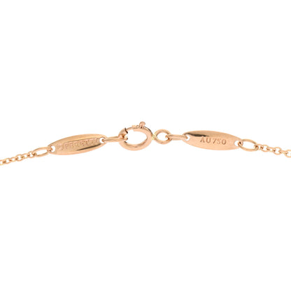 Tiffany 18K Rose Gold Diamond .17ct Elsa Peretti Diamonds by the Yard Pendant Necklace 4 of 4