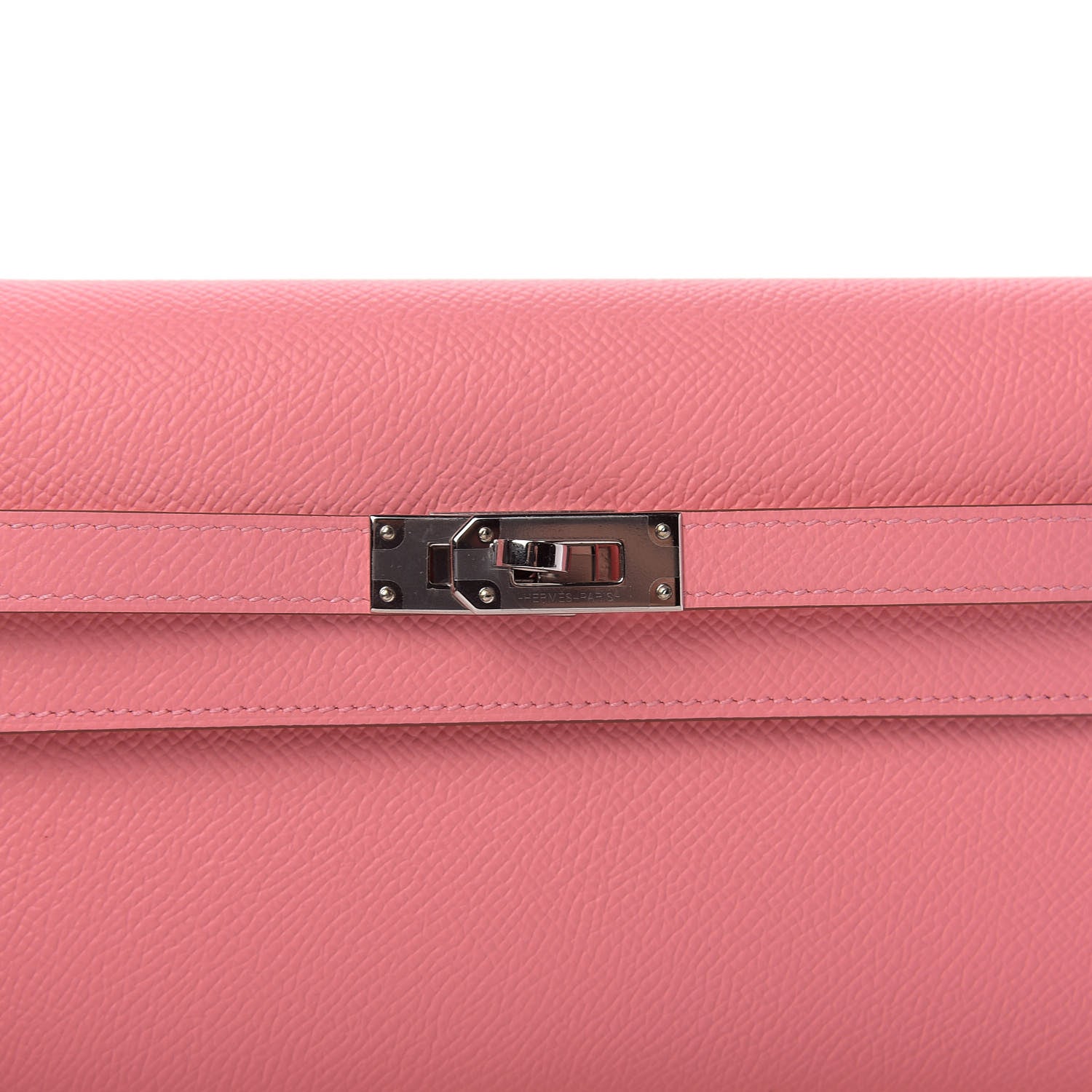 Hermes Epsom Kelly Wallet To Go Rose Confetti 8 of 9