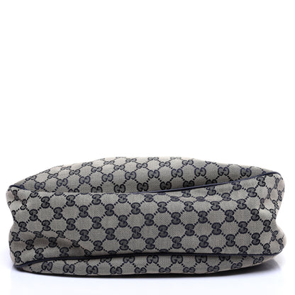 Gucci Monogram Medium Sukey Hobo Navy 10 of 14
