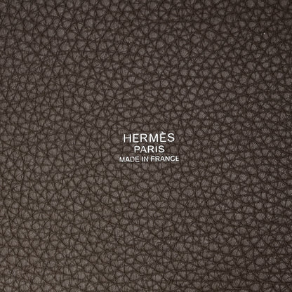 Hermes Taurillon Clemence Picotin Lock 22 MM Etain 6 of 10