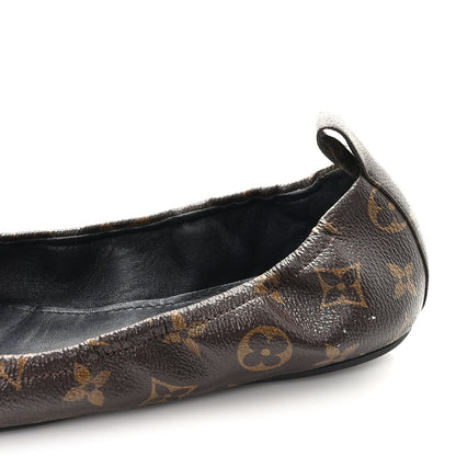 Louis Vuitton Monogram Flirty Ballerina Flats 38.5 Black 9 of 9