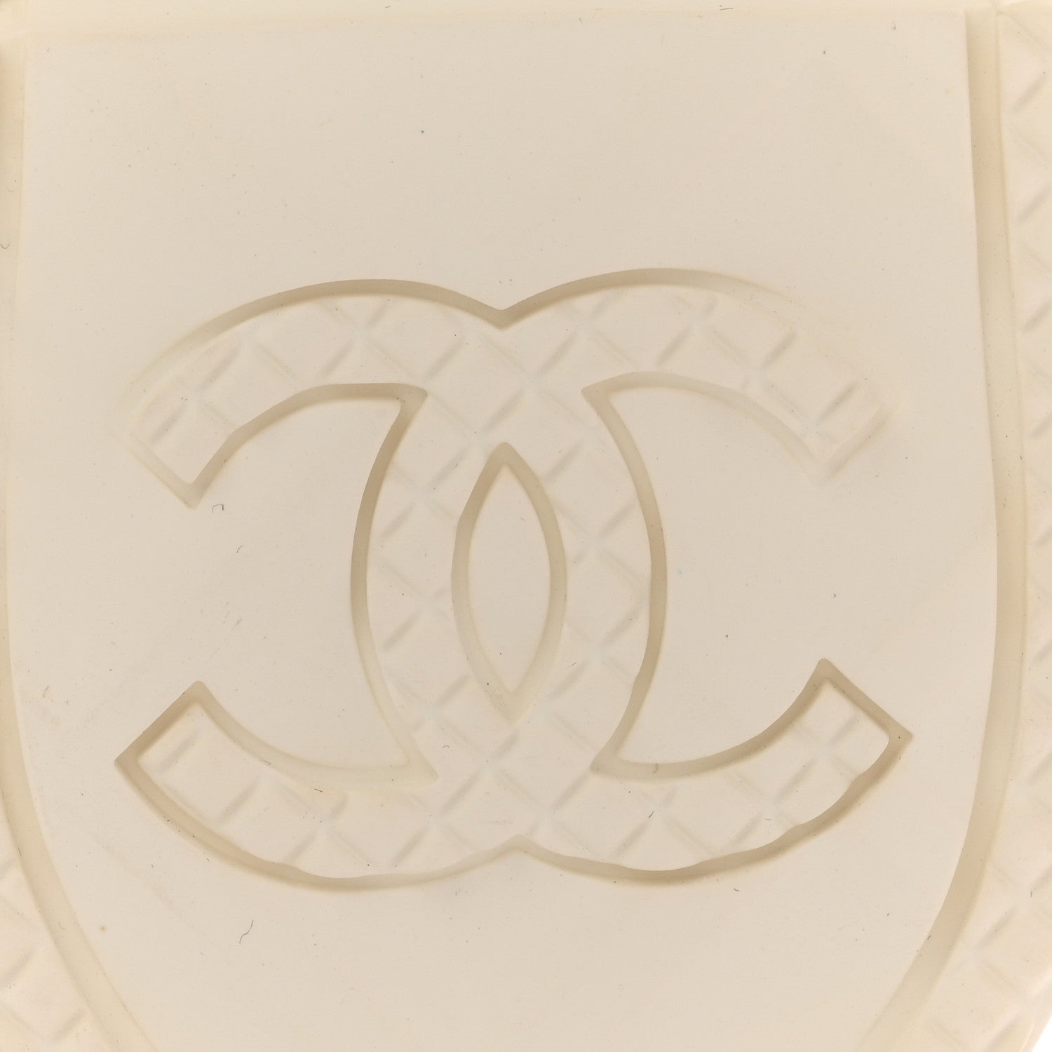 Chanel Caoutchouk CC High Boots 36 Light Pink White 7 of 11