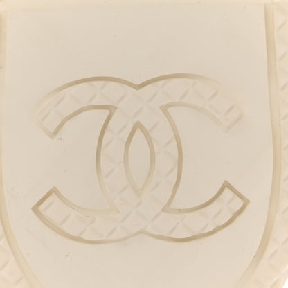 Chanel Caoutchouk CC High Boots 36 Light Pink White 7 of 11