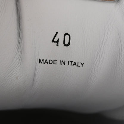Miu Miu X NEW BALANCE Bleached Calfskin 530 SL Slip-On Sneakers Mules 40 White 8 of 9