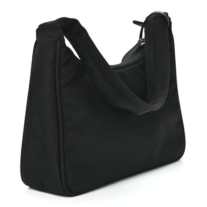 Prada Tessuto Nylon Mini Re-Edition 2000 Bag Black 3 of 13