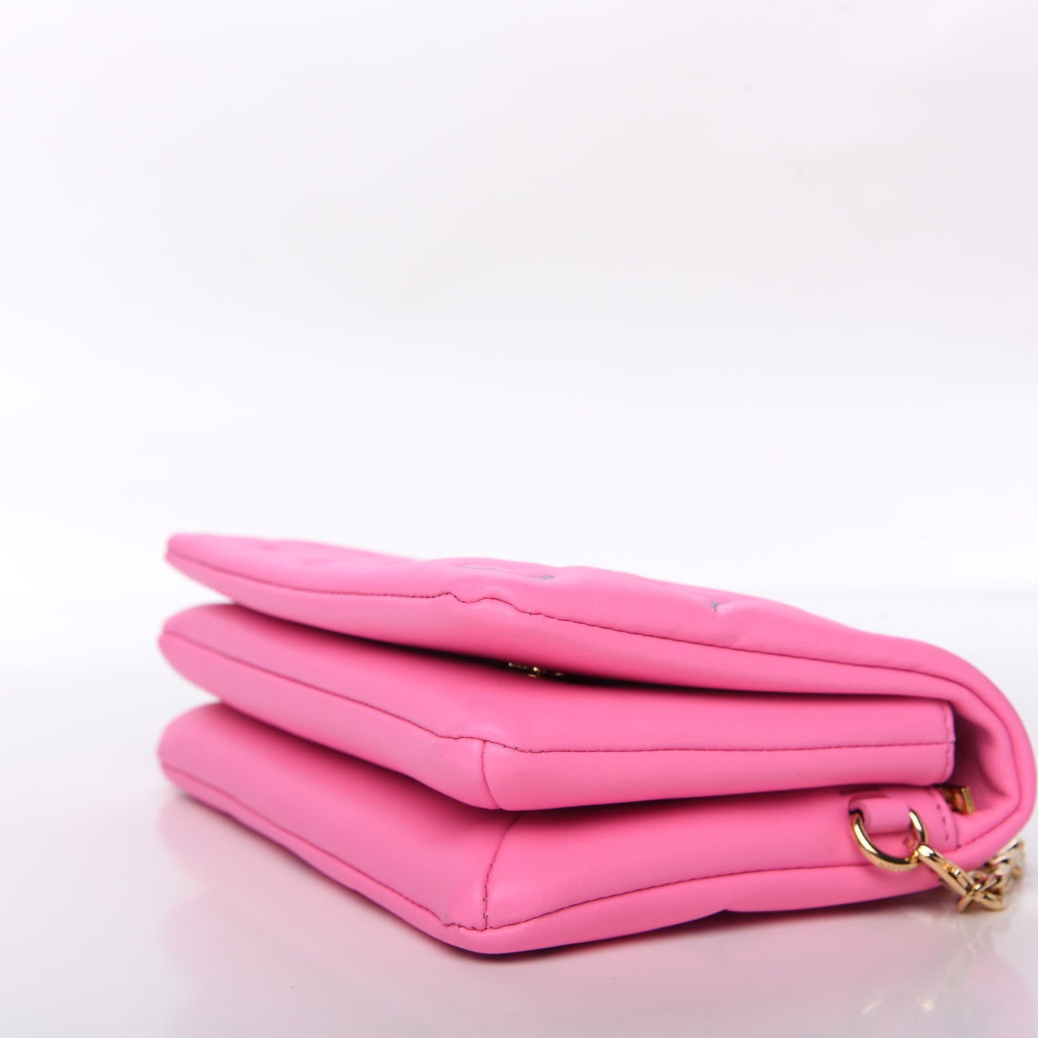 Louis Vuitton Lambskin Embossed Monogram Vuittamins Pochette Coussin Rose Violet 8 of 10