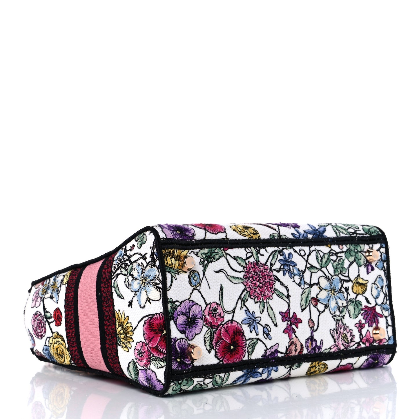 Canvas Florilegio Embroidered Medium Lady D-Lite White Multicolor