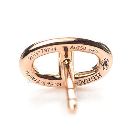 Hermes 18K Rose Gold TPM Farandole Stud Earrings 4 of 6