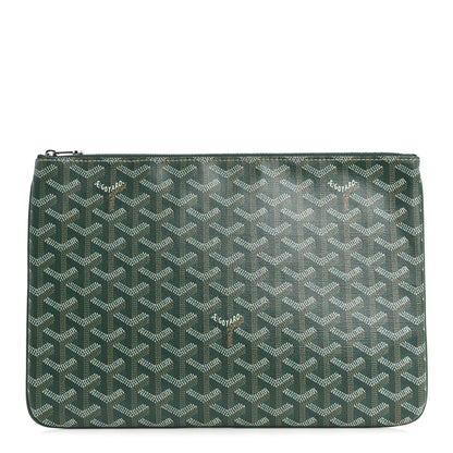 Goyard Goyardine Senat Pochette MM Green 1 of 11