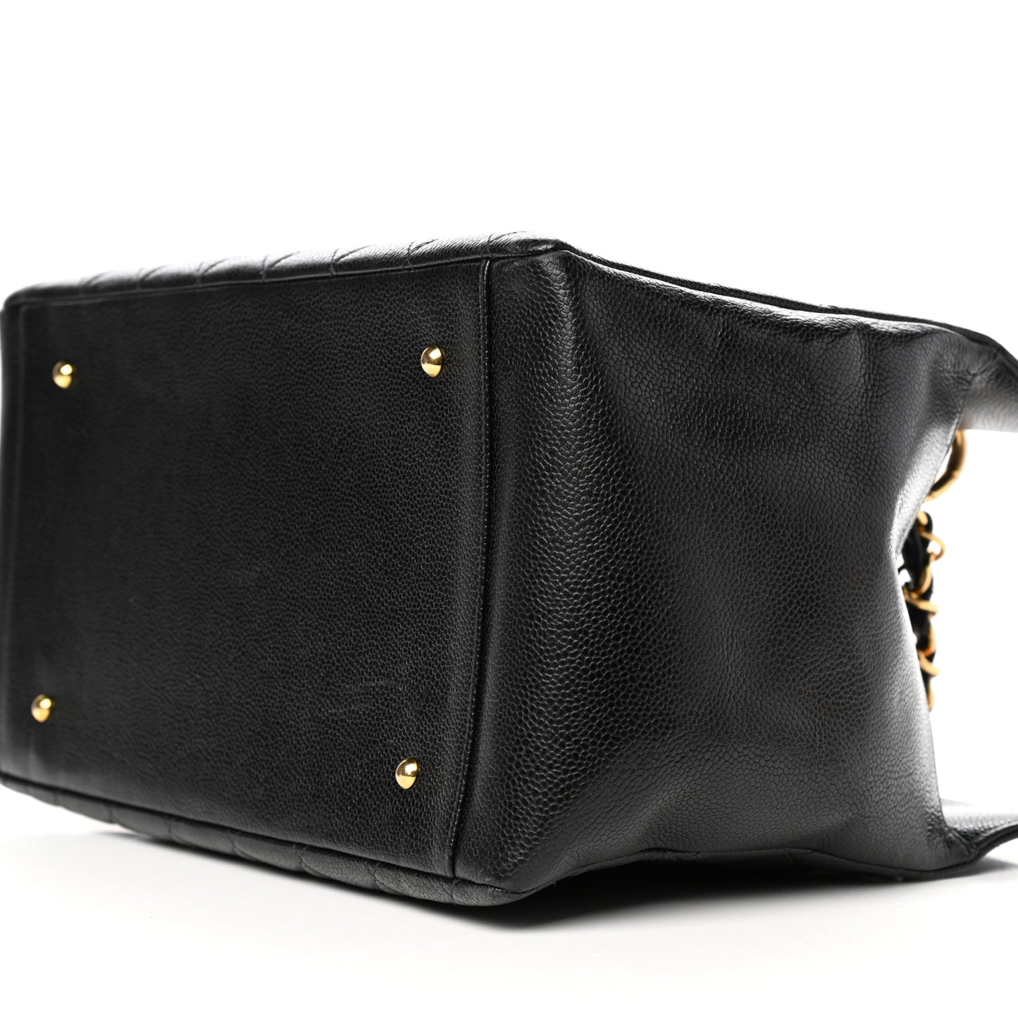 Caviar Quilted Grand Timeless Tote GTT Black