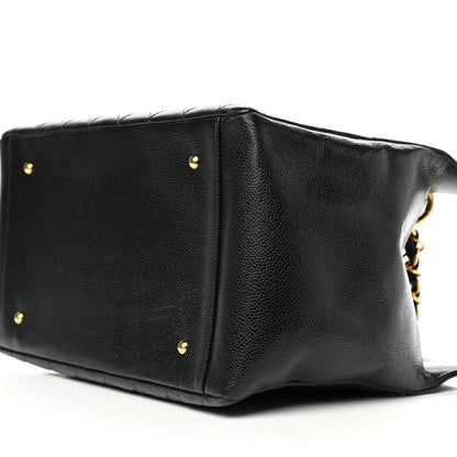Chanel Caviar Quilted Grand Timeless Tote GTT Black 10 of 11