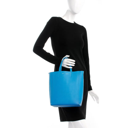 Celine Grained Calfskin Small Vertical Cabas Turquoise 3 of 13