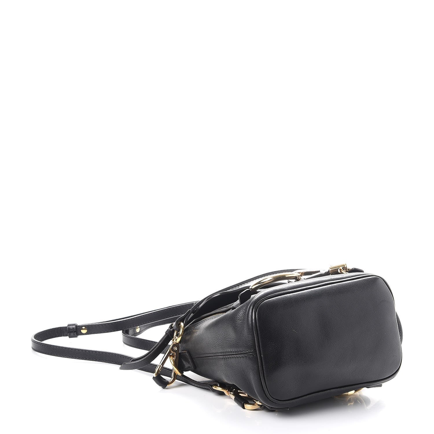 Chloe Suede Calfskin Mini Faye Backpack Black 5 of 11