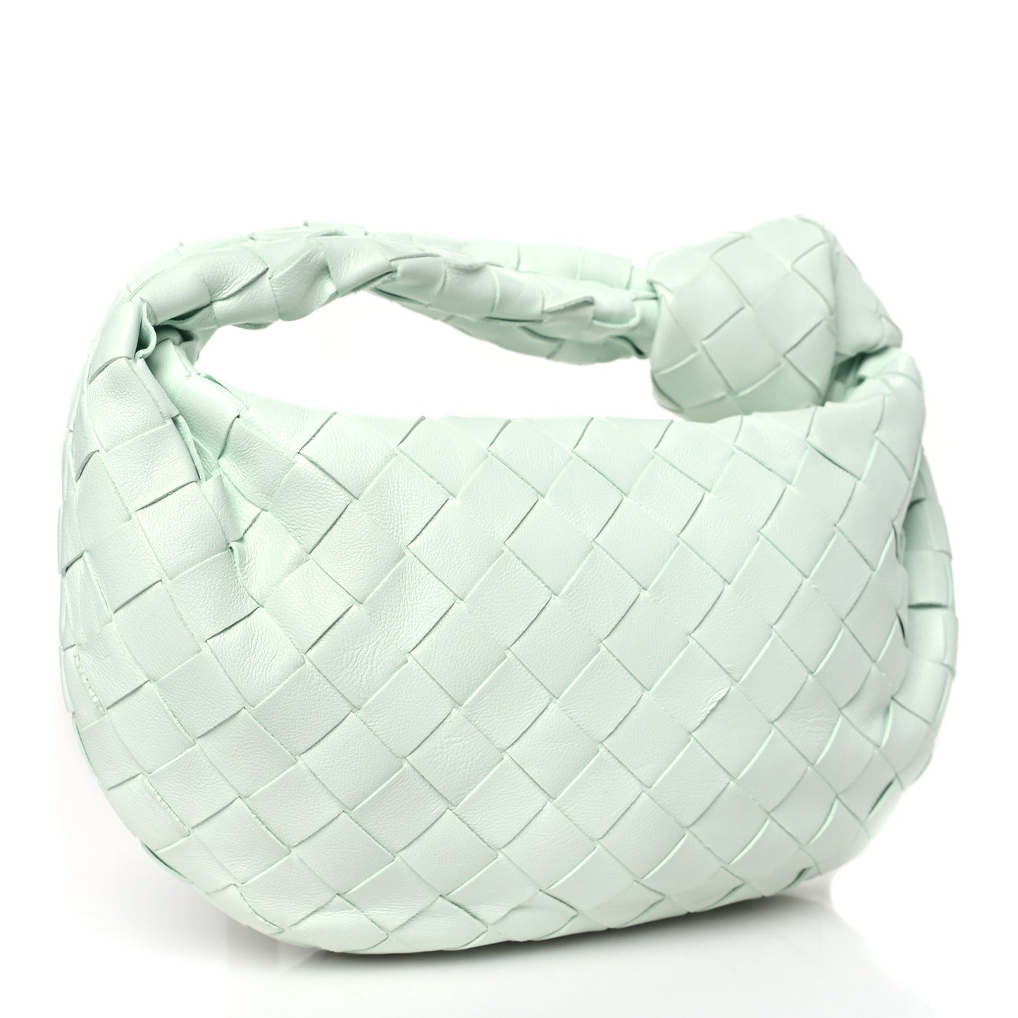 Nappa Intrecciato Mini Jodie Glacier