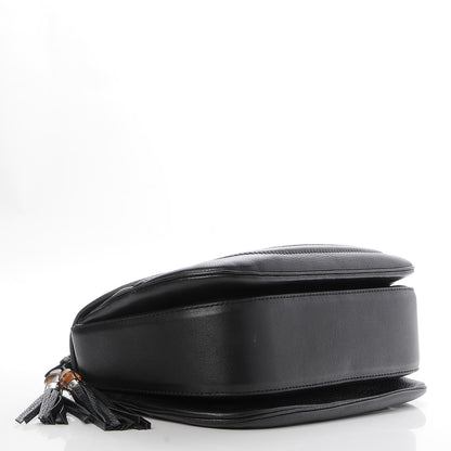 Gucci Rubber Guccissima Large New Bamboo Top Handle Bag Black 5 of 8
