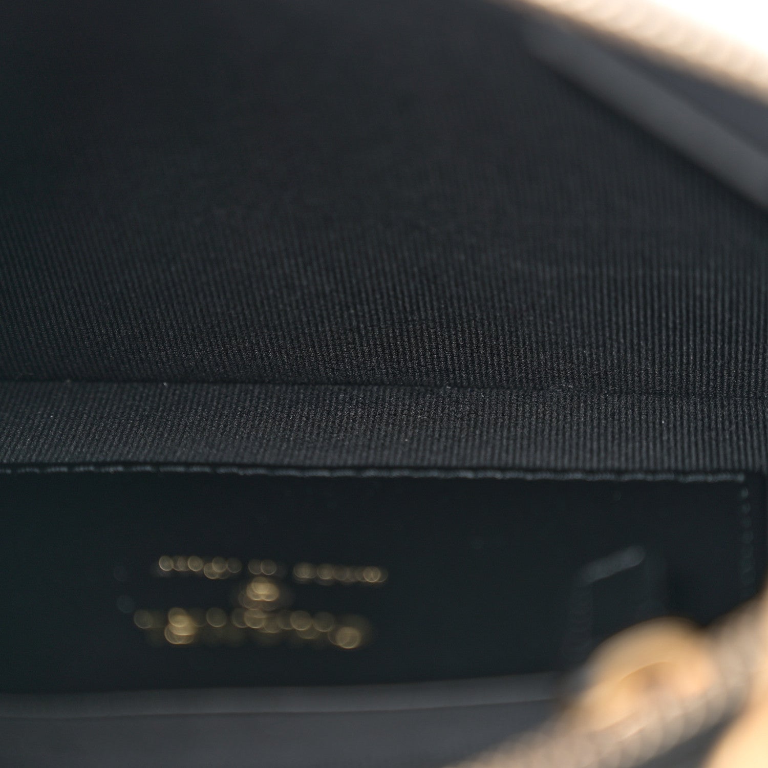 Chanel Lambskin Quilted Chain Around Top Handle Mini Bag Black 5 of 10