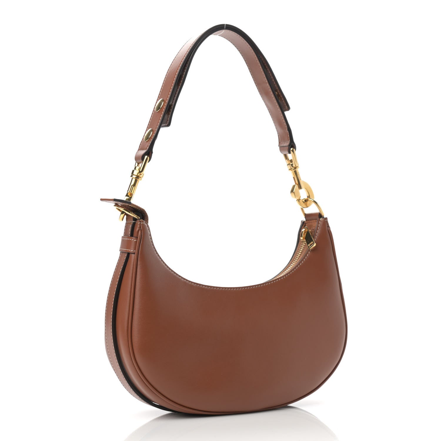 Celine Smooth Calfskin Medium Strap Ava Shoulder Bag Tan 3 of 10