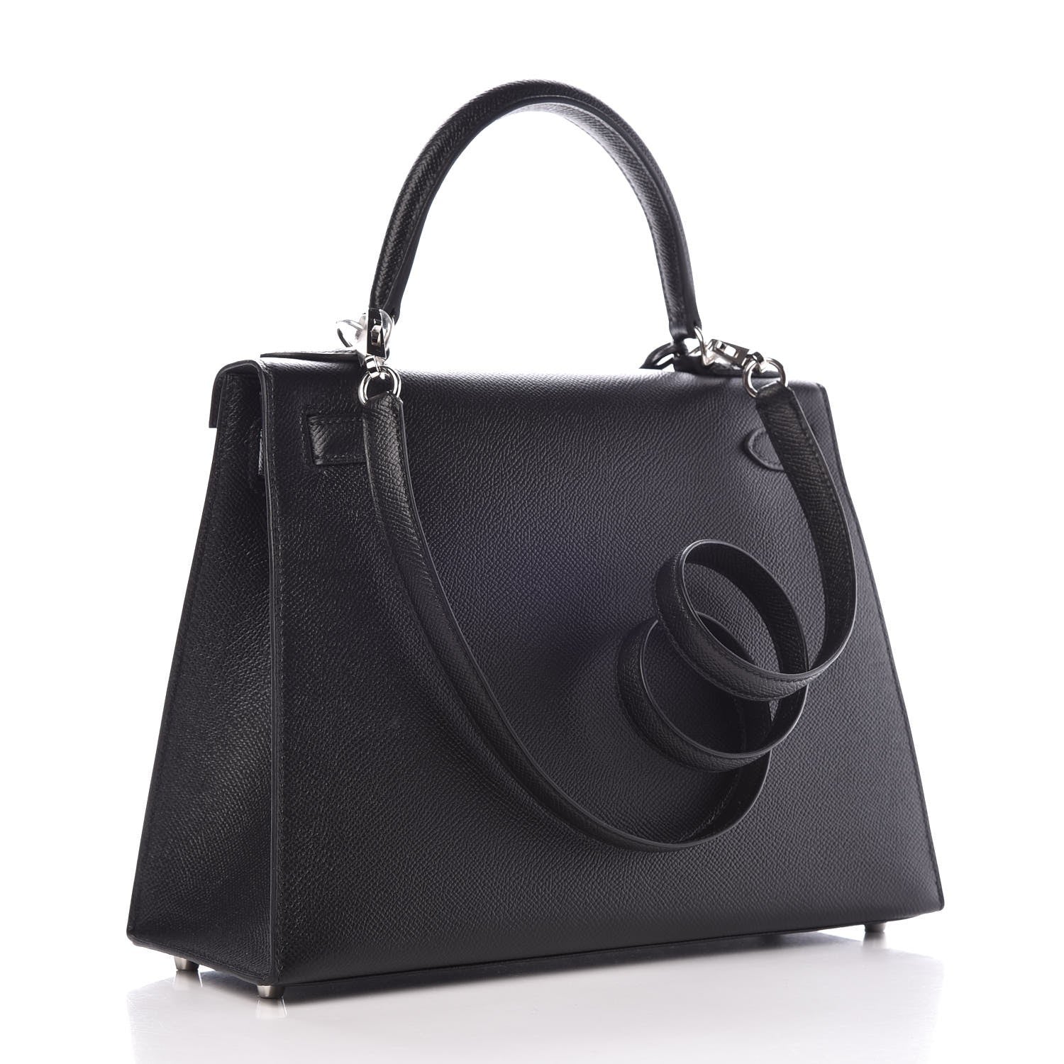 Hermes Epsom Kelly Sellier 28 Black 4 of 9