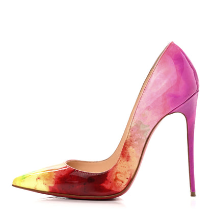 Christian Louboutin Patent Tie and Dye So Kate 120 Pumps 36.5 Multicolor 1 of 10