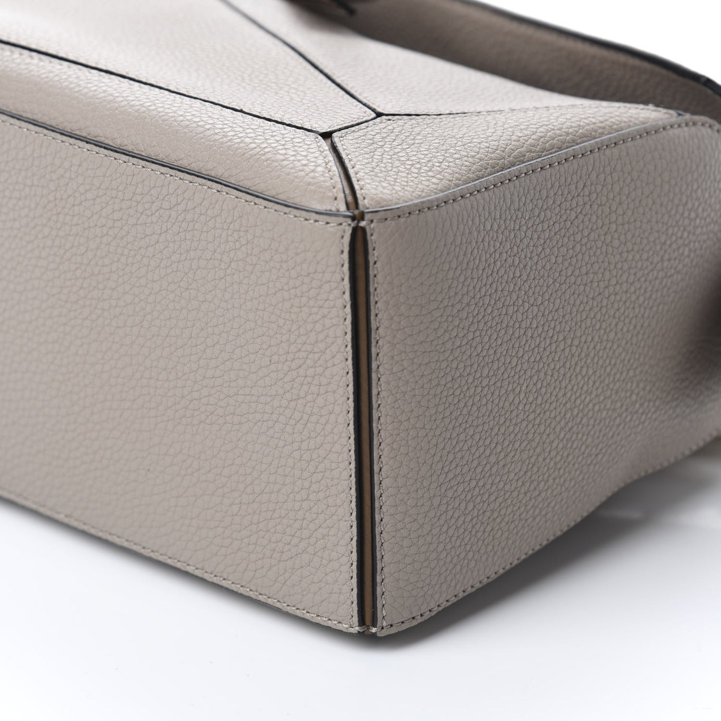 Grained Calfskin Small Puzzle Bag Sand Mink