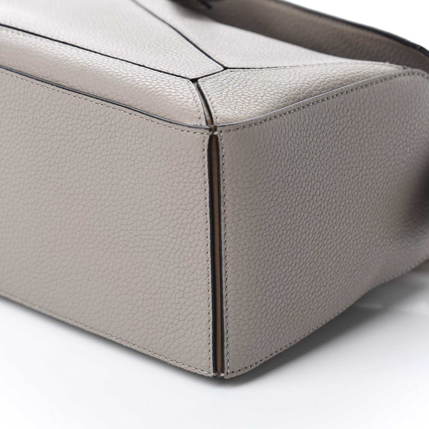 Loewe Grained Calfskin Small Puzzle Bag Sand Mink 8 of 10
