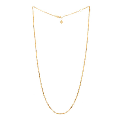 David Yurman 18K Yellow Gold 1.7mm Box Chain Necklace 18" 3 of 5