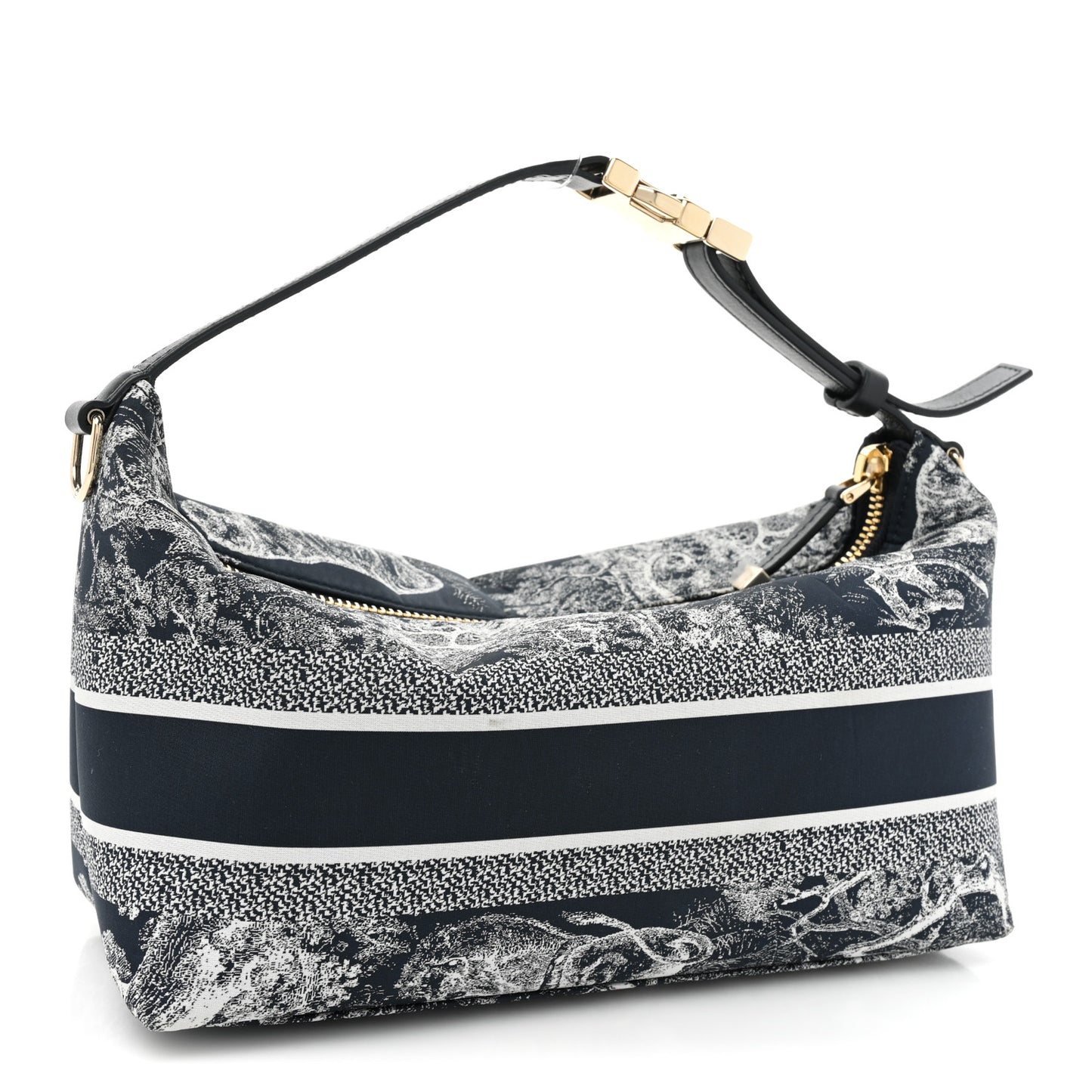 Technical Fabric Toile De Jouy DiorTravel Nomad Pouch Blue