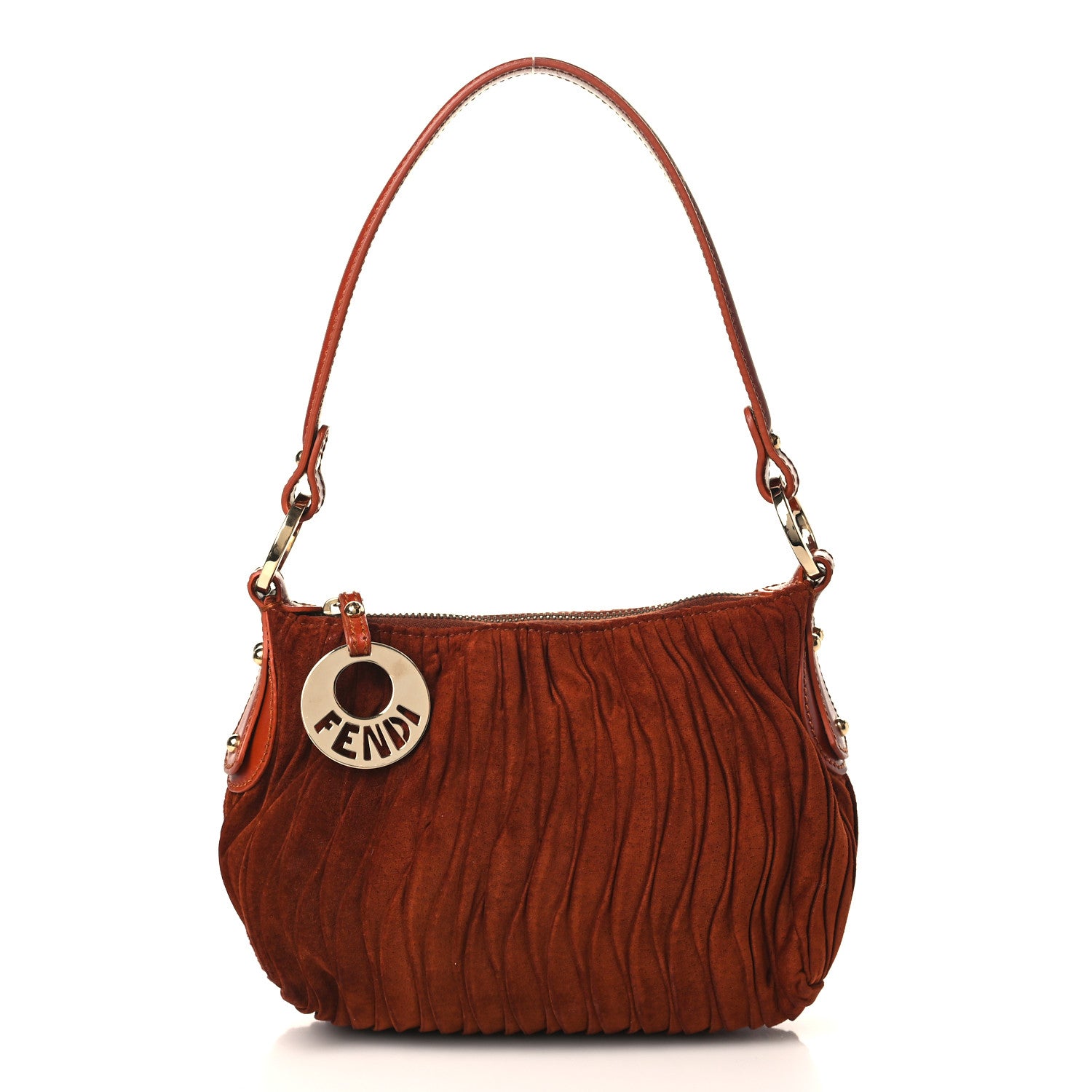 Fendi Cinghiale Mini Chef Hobo Ruggine 1 of 10