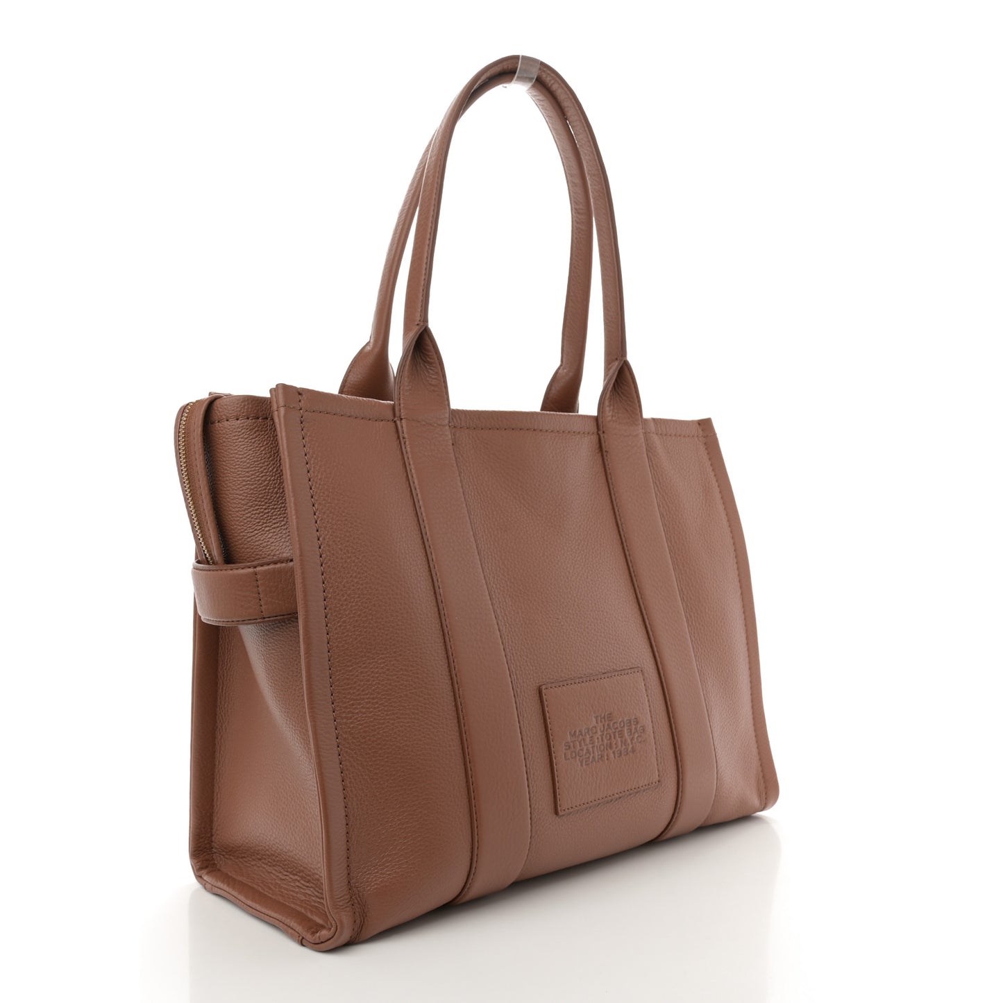 Grained Calfskin Large The Tote Bag Argan Oil