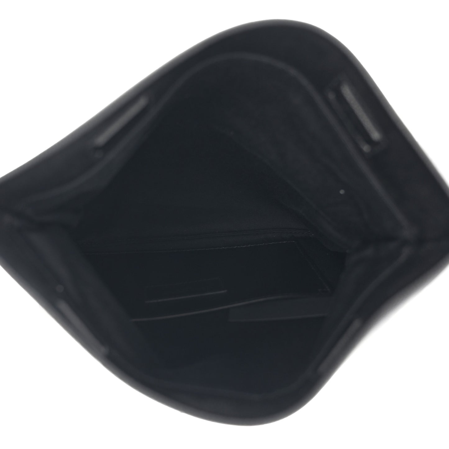 Grain De Poudre West Hollywood Monogram Fold Over Clutch Black