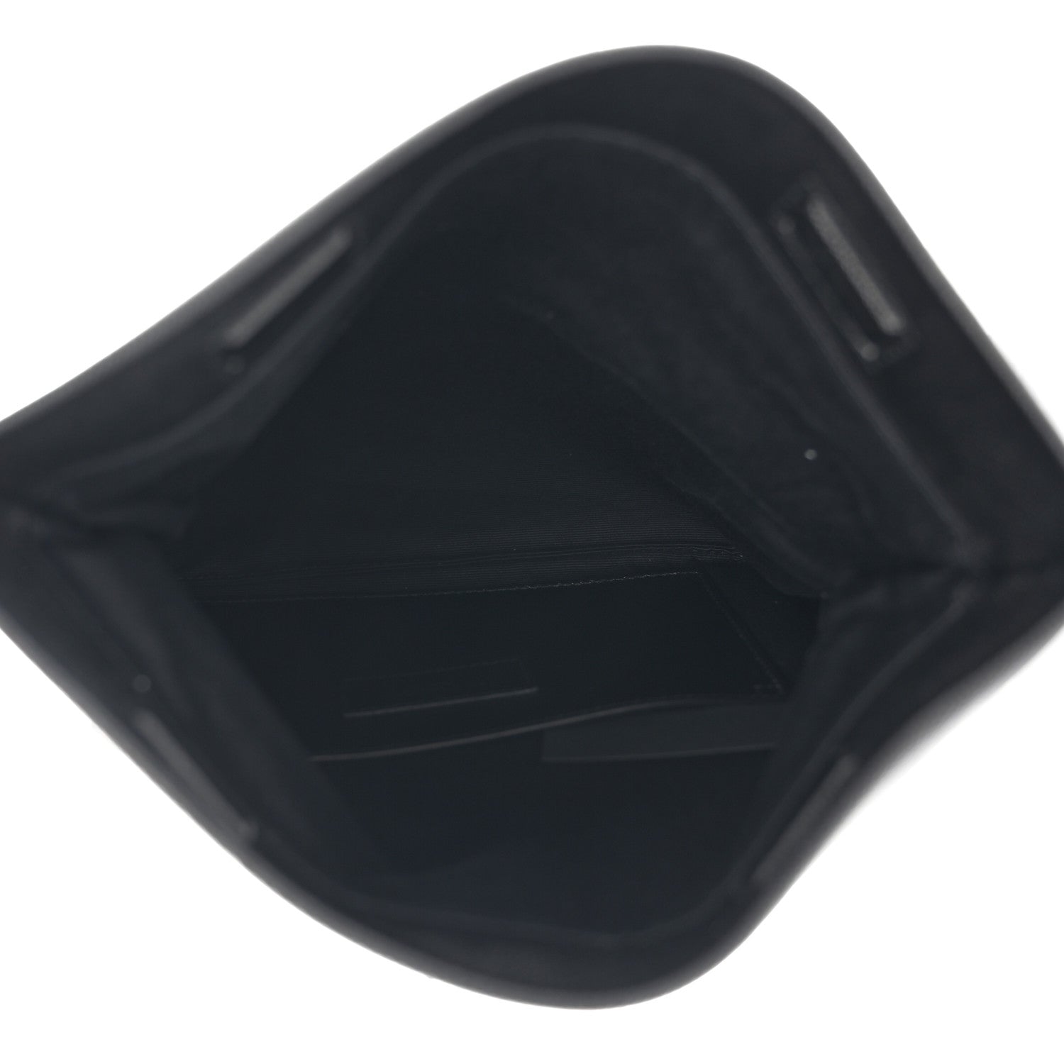 Saint Laurent Grain De Poudre West Hollywood Monogram Fold Over Clutch Black 5 of 14