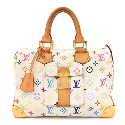 Louis Vuitton Monogram Multicolor Speedy 30 White 1 of 15