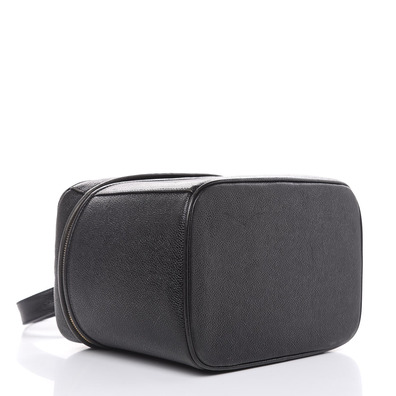 Chanel Caviar CC Vanity Train Case Black 4 of 17