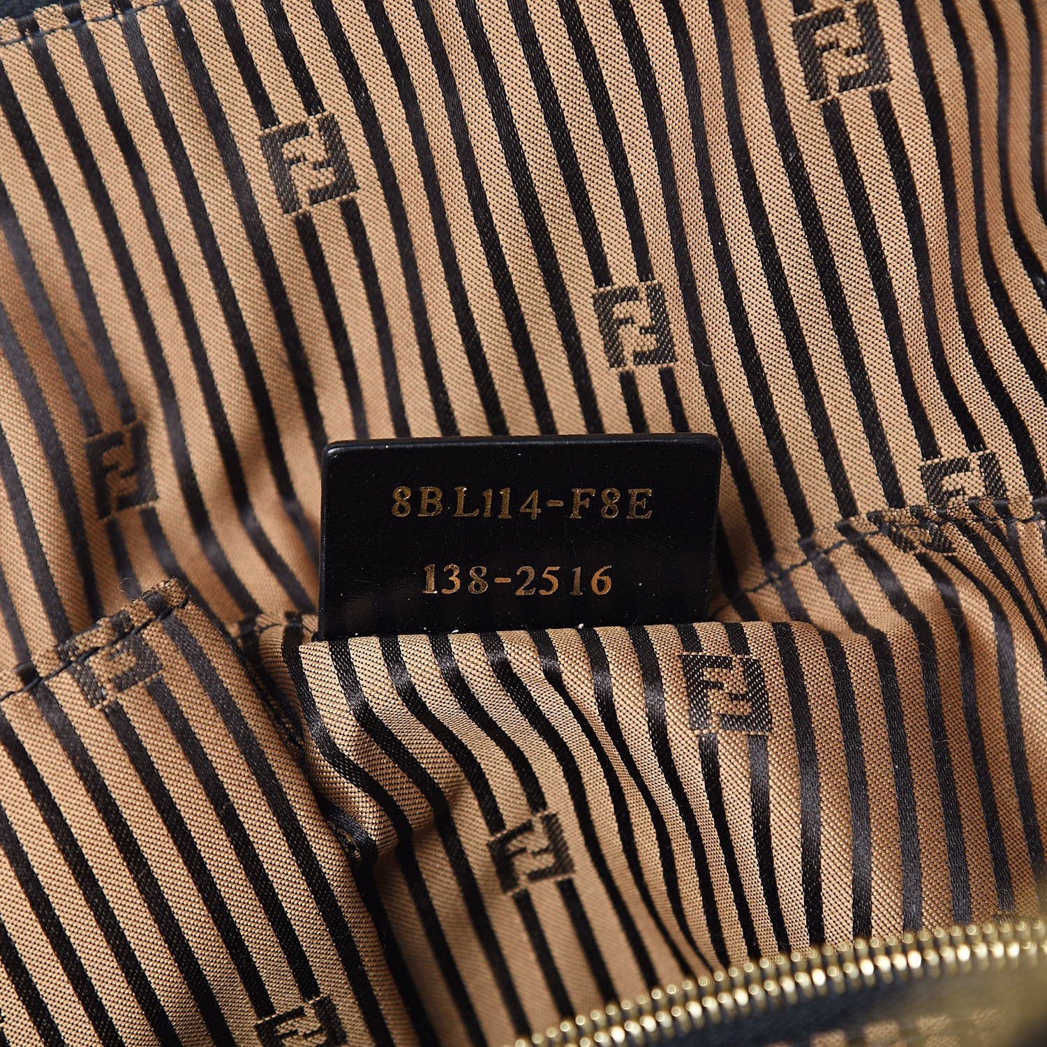 Fendi Jacquard Chameleon Tote Black 7 of 12