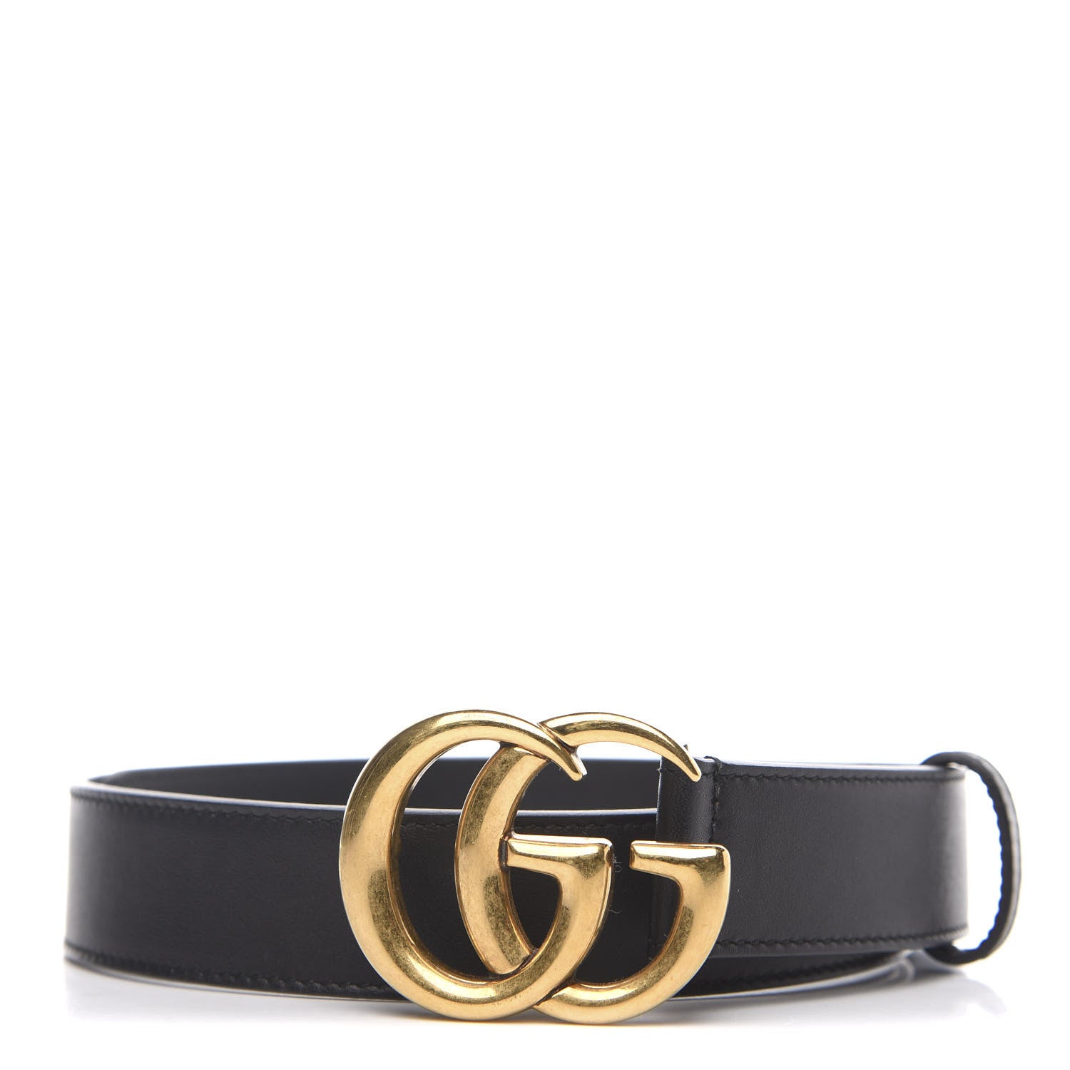 Gucci Moon Calfskin Double G 30mm Belt 70 28 Black 1 of 4