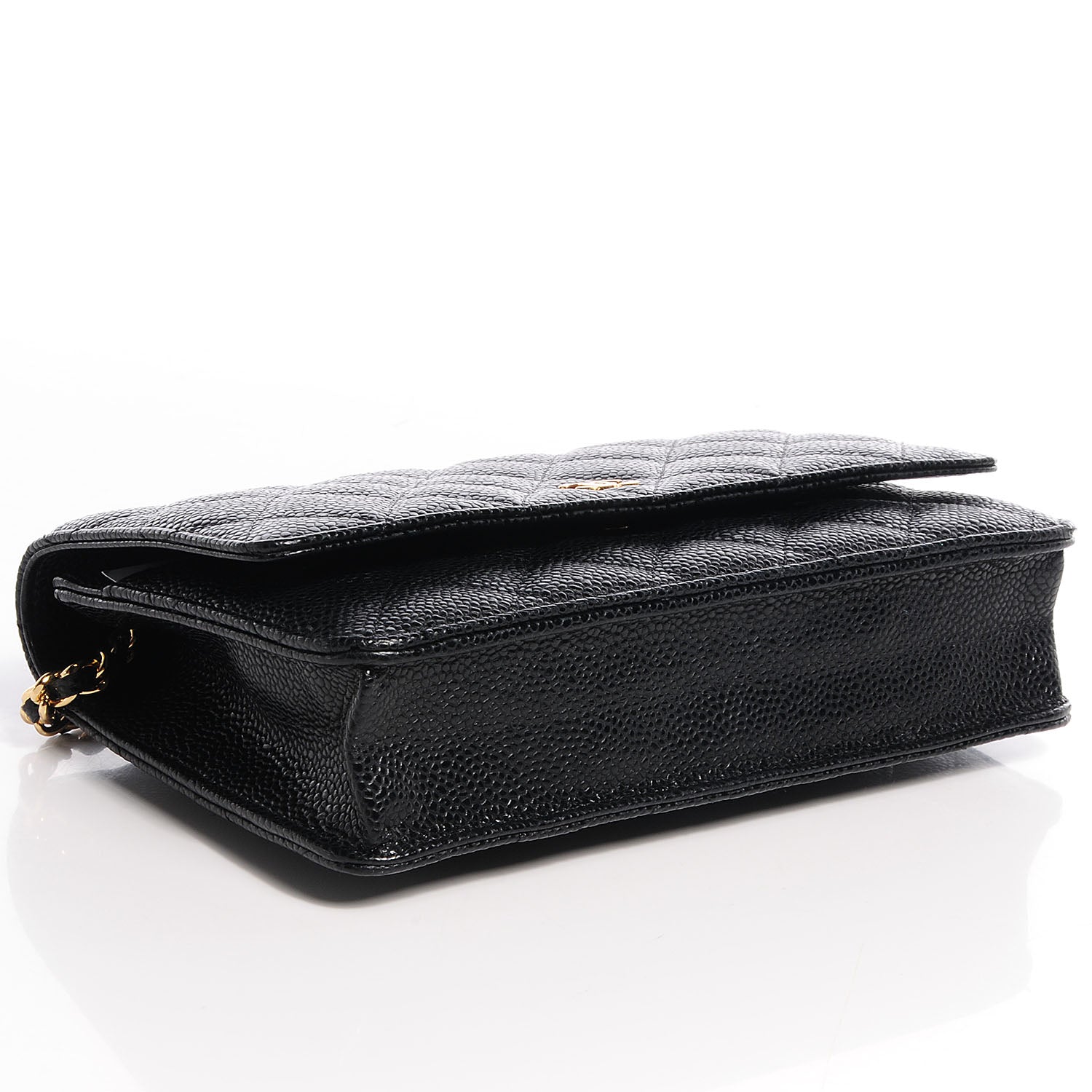 Chanel Caviar Quilted Wallet On Chain WOC Black 4 of 8