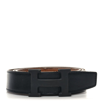 Hermes Swift Togo So Black 32mm H Belt 100 40 Black Gold 1 of 6