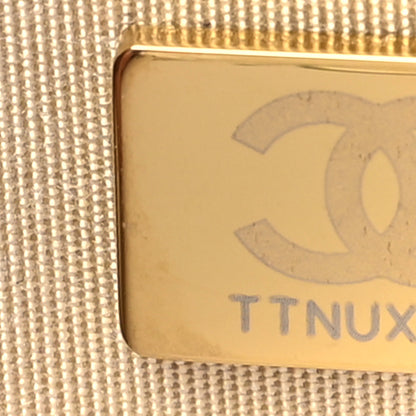 Chanel Lambskin Quilted CC Pearl Crush Wallet on Chain WOC Black 8 of 12