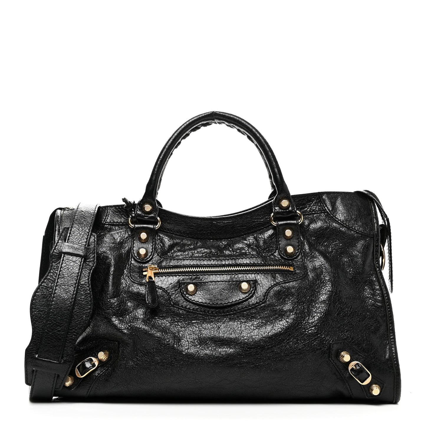 Agneau Giant 12 Gold Hardware City Black