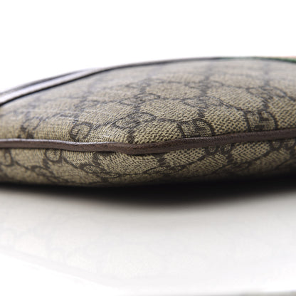 Gucci GG Supreme Monogram Large Ophidia Pouch Clutch Brown 5 of 8