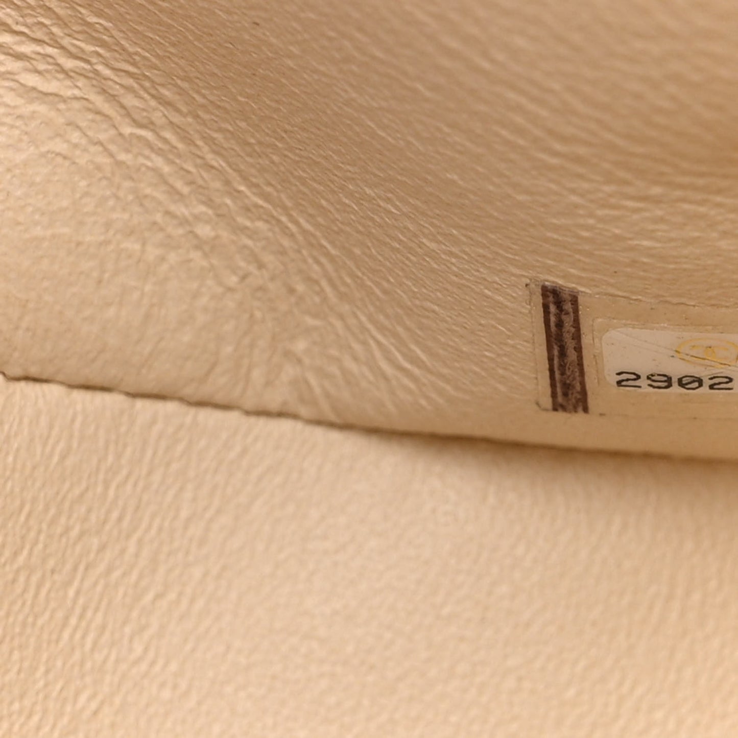 Caviar Quilted Jumbo Double Flap Light Beige