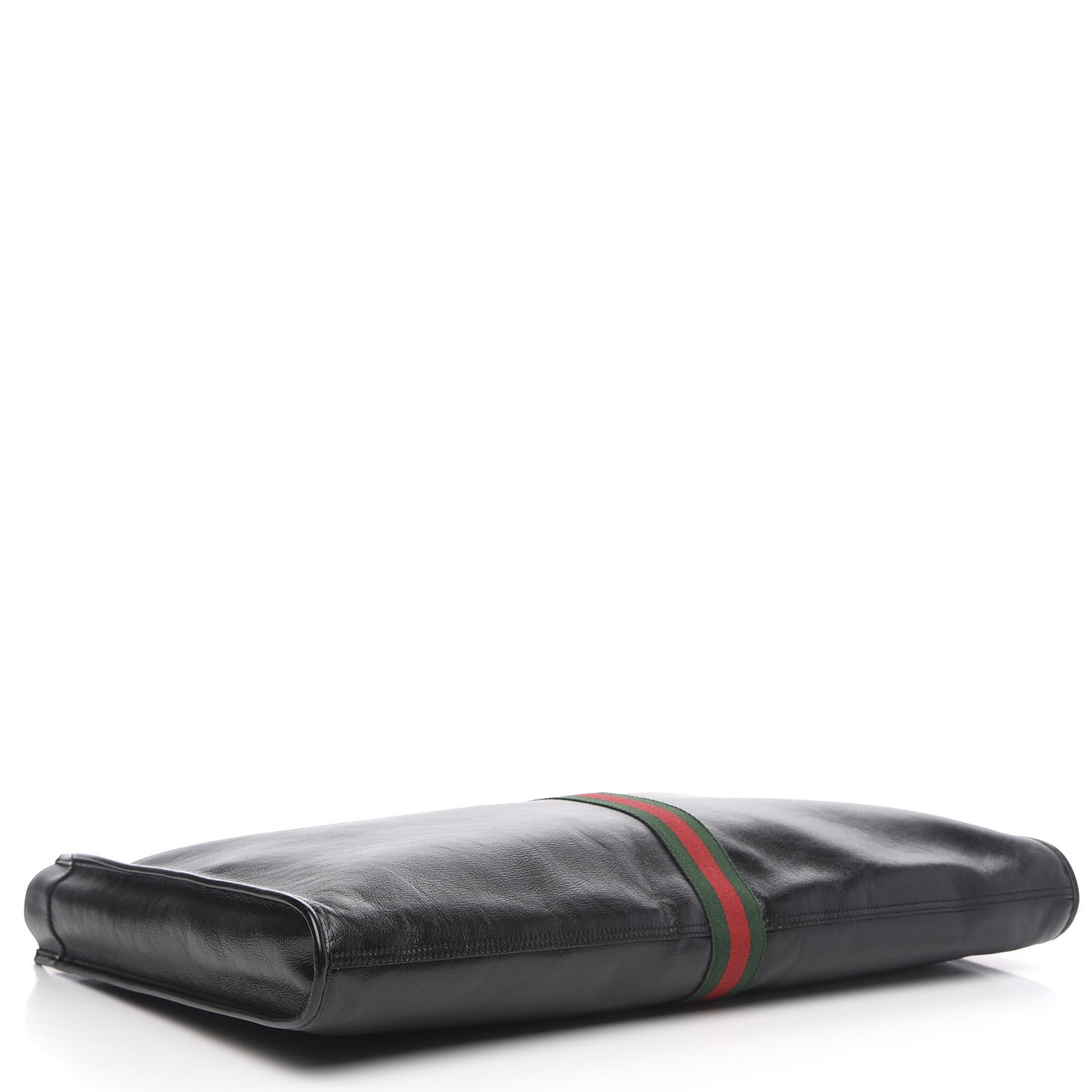 Gucci Calfskin Maxi Rajah Chain Tote Black 4 of 9