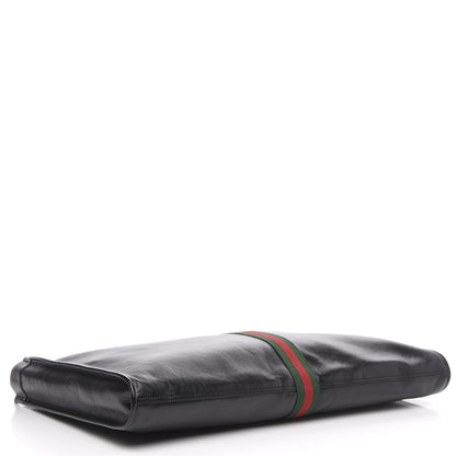 Gucci Calfskin Maxi Rajah Chain Tote Black 4 of 9