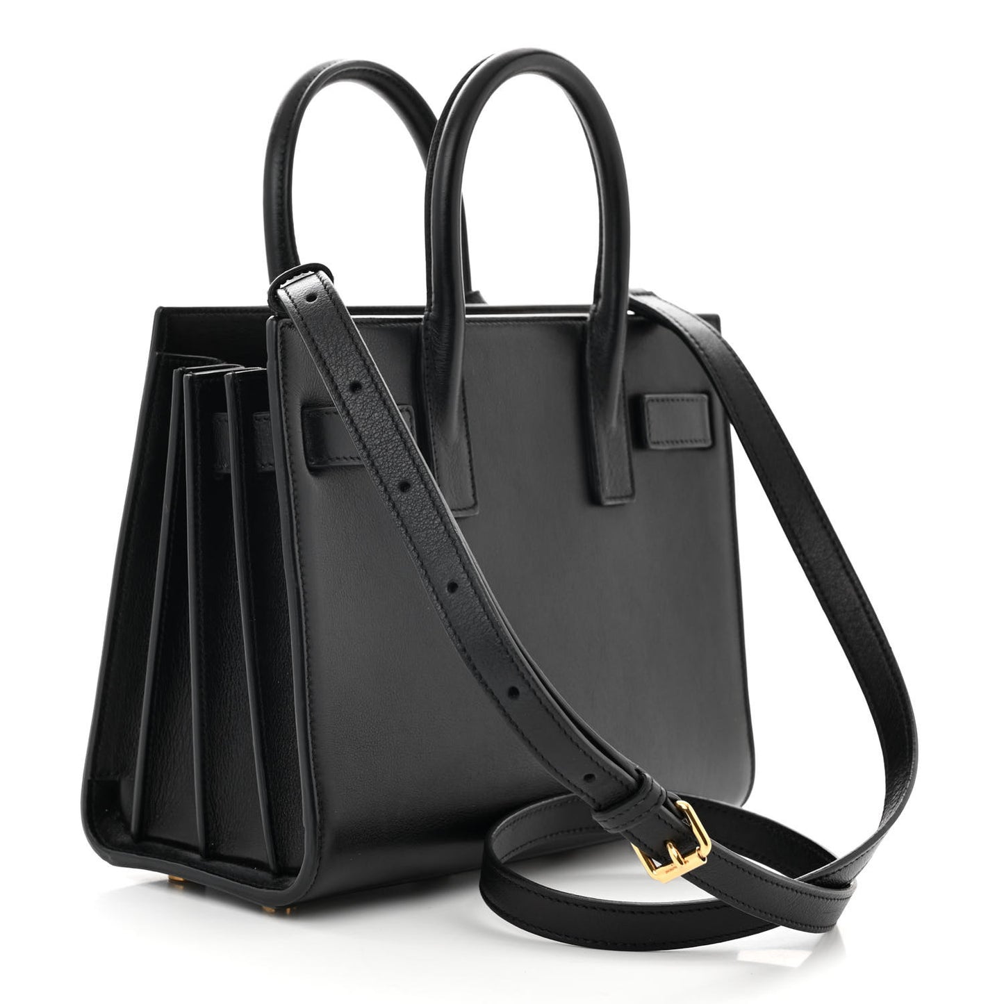 Calfskin Nano Sac De Jour Black