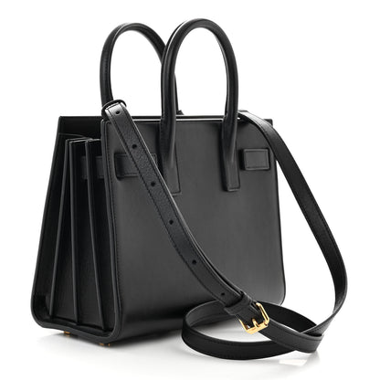 Saint Laurent Calfskin Nano Sac De Jour Black 3 of 10
