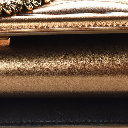 Dolce & Gabbana Metallic Calfskin Medium Devotion Crossbody Bag Gold 8 of 12