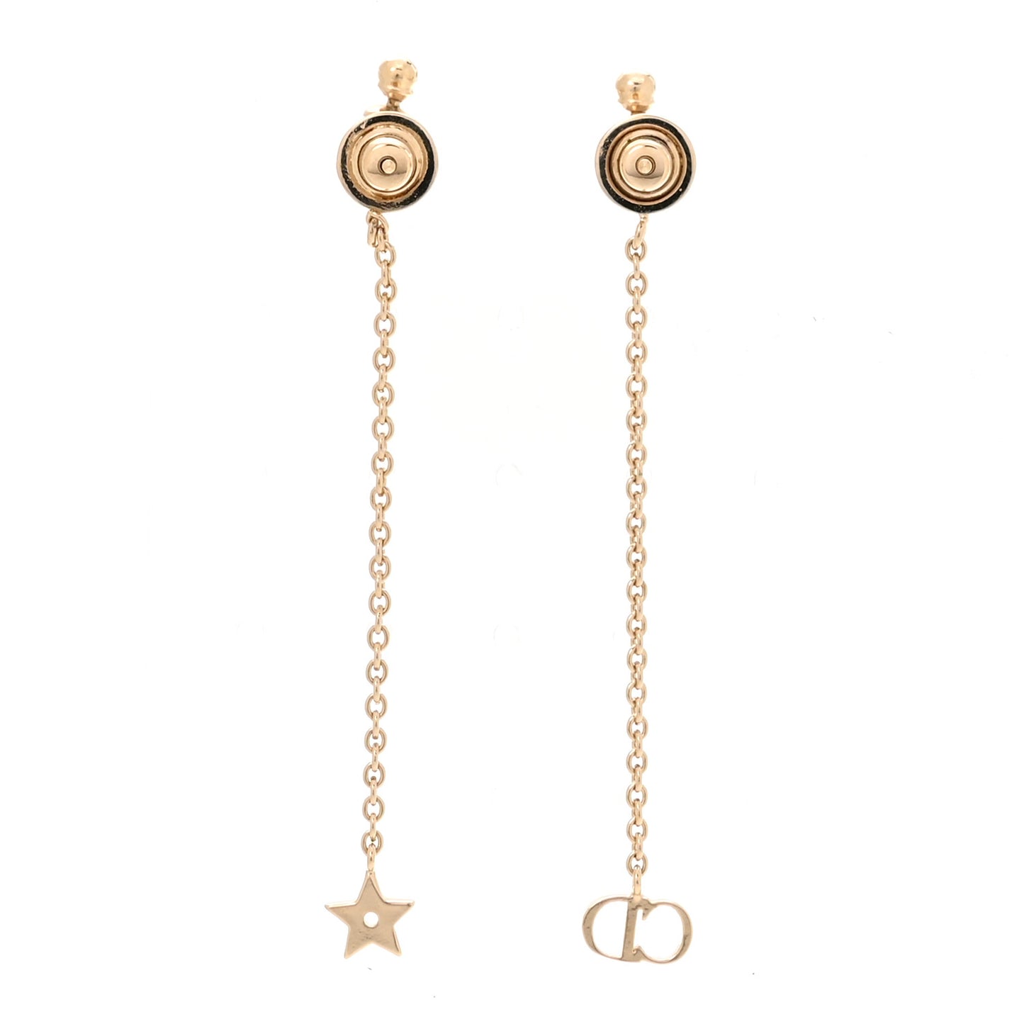 Pearl La Petite Tribale Dangle Chain Earrings Gold