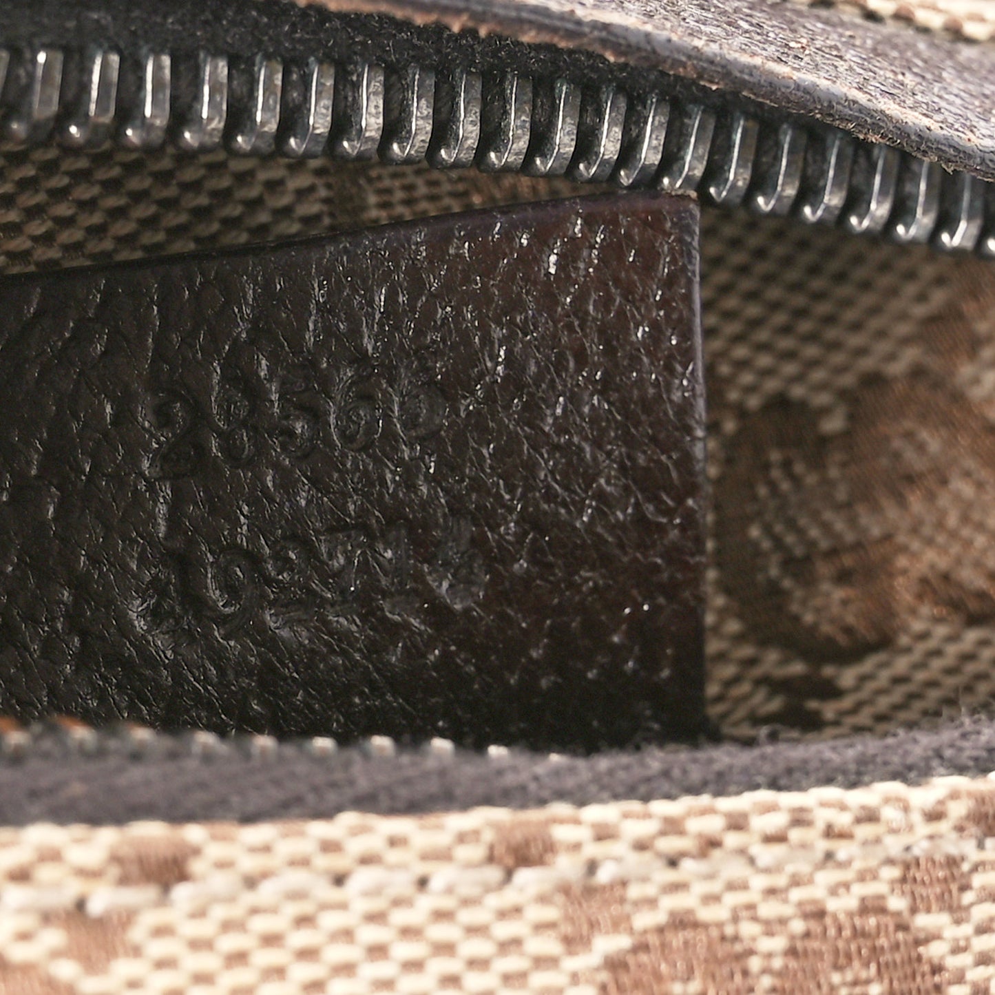 GG Monogram Web Double Pocket Belt Bag Dark Brown