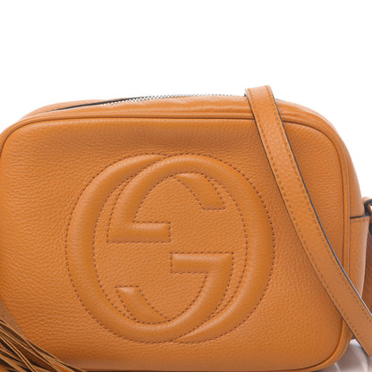 Gucci Pebbled Calfskin Small Soho Disco Bag Curcuma 10 of 10